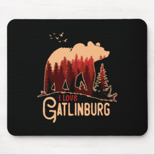 Tapis De Souris J'aime Gatlinburg Tennessee