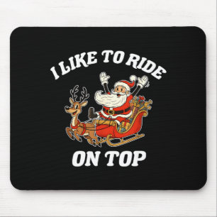 Tapis De Souris J'aime glisser à l'intérieur et j'aime rouler sur