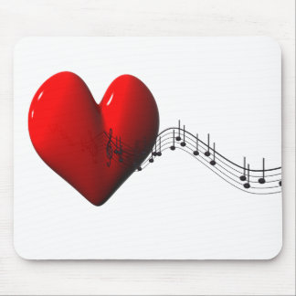 Tapis De Souris J'aime la musique