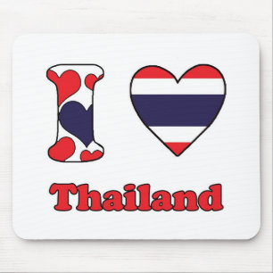 Tapis De Souris J'aime la Thaïlande