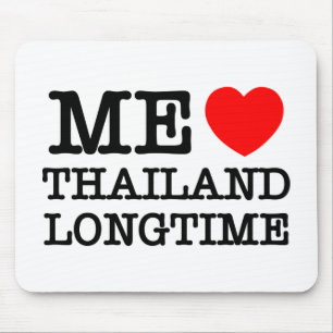 TAPIS DE SOURIS J'AIME LA THAÏLANDE LONGTEMPS