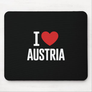 Tapis De Souris J'aime l'Autriche Osterreich Ski Autrichien Été H
