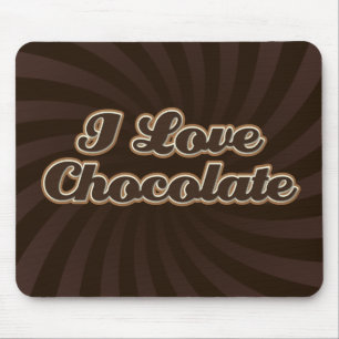 Tapis De Souris J'aime le chocolat Mousepad
