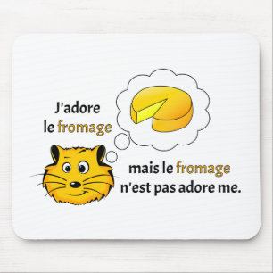 Tapis De Souris J'aime le fromage