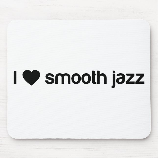 Tapis De Souris J'aime le jazz doux (Devant)