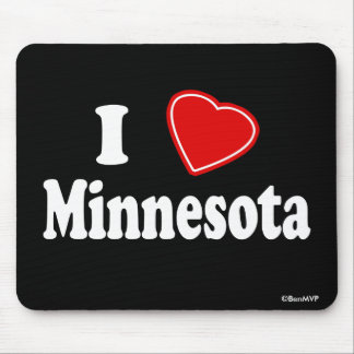 Tapis De Souris J'aime le Minnesota