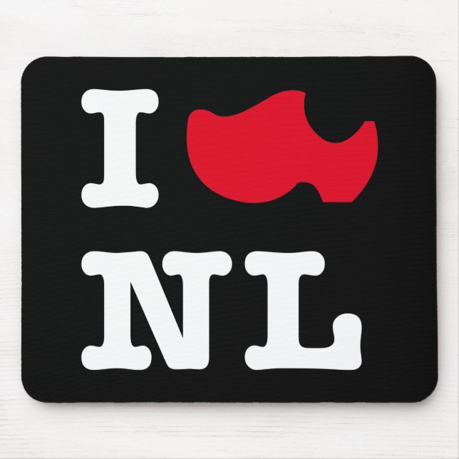 Tapis De Souris J'aime le NL (Devant)