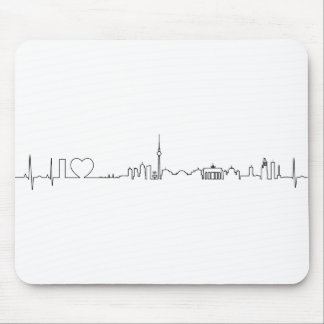 Tapis De Souris J'aime le souvenir de Berlin (style d'ecg)