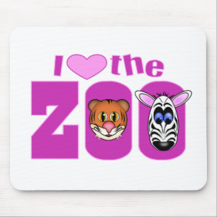 Tapis De Souris J'aime le zoo