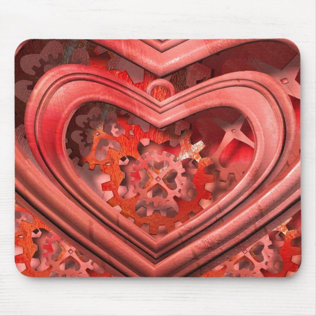 Tapis De Souris J'aime les engrenages (Devant)