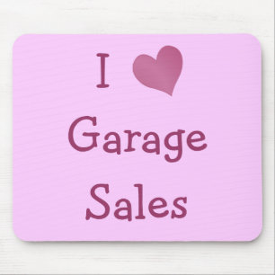 Tapis De Souris J'aime les ventes de garages