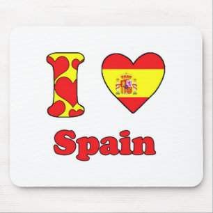 Tapis De Souris J'aime l'Espagne