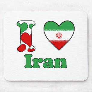 Tapis De Souris J'aime l'Iran