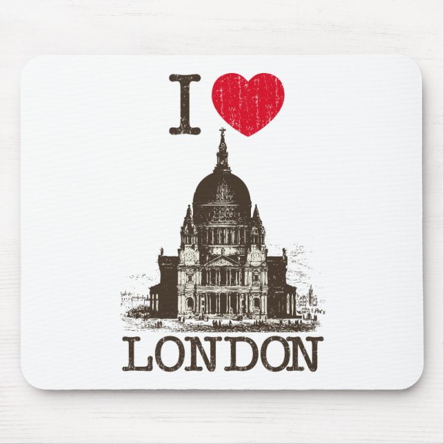 Tapis De Souris j'aime Londres (Devant)