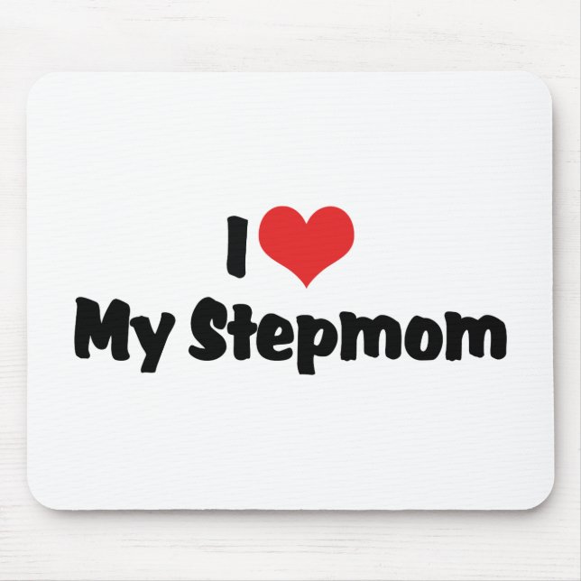 Tapis De Souris J'Aime Ma Mère À Vapeur (Devant)