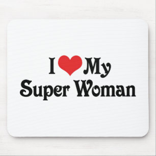 Tapis De Souris J'aime ma super femme