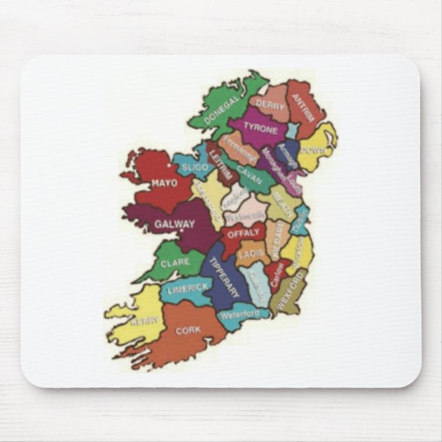 TAPIS DE SOURIS J'AIME MES RACINES IRLANDAISES (Devant)