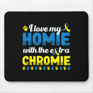 Tapis De Souris J'Aime Mon Homie Avec Un Syndrom De Chromie Supplé