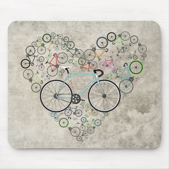 Tapis De Souris J'aime mon vélo (Devant)