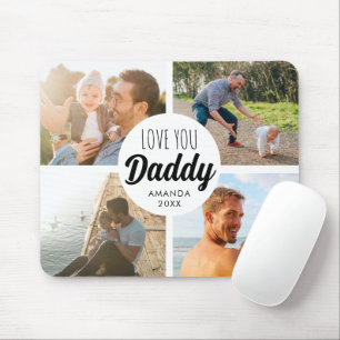 Tapis De Souris J'aime papa Grille photo papa