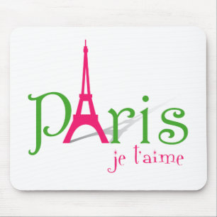Tapis De Souris J'aime Paris