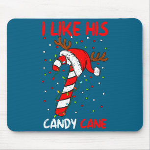 Tapis De Souris J'aime Ses Bonbons Au Poivre Couples Correspondant