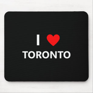Tapis De Souris J'aime Toronto Canada Ville Touristique Souvenir