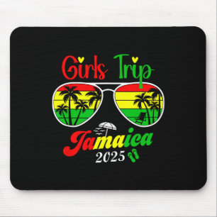 Tapis De Souris Jamaïque Famille Réunion Filles Voyage 2025 Vacanc