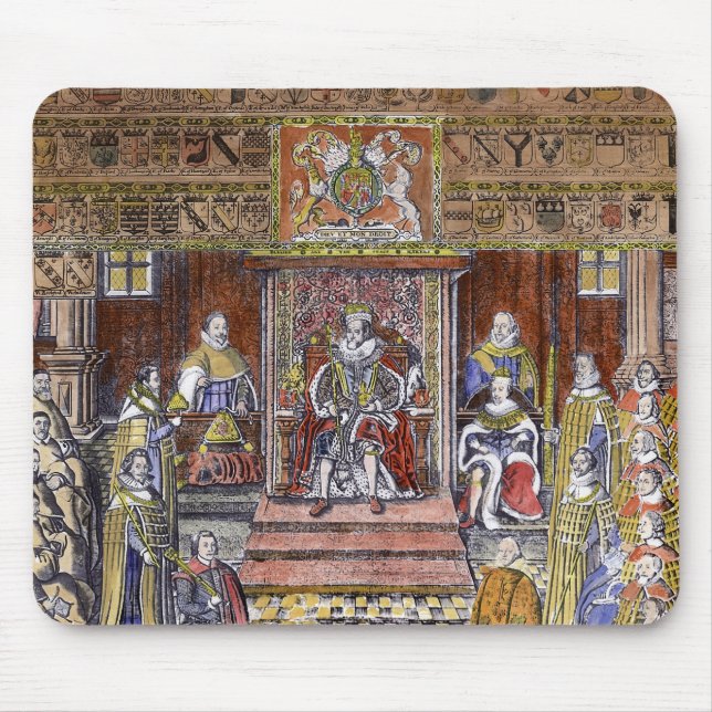 Tapis De Souris James I de l'Angleterre à la cour, (Devant)