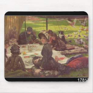 Tapis De Souris James Tissot   le pique-nique, c.1881-2