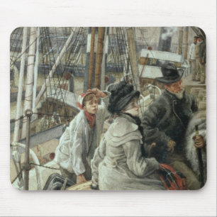 Tapis De Souris James Tissot par l'eau, c.1881-2