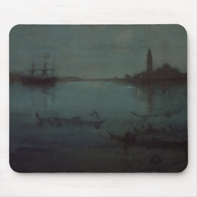 Tapis De Souris James Whistler - Nocturne : La lagune, Venise (Devant)