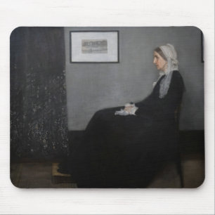 Tapis De Souris James Whistler - Portrait de la mère de l'artiste