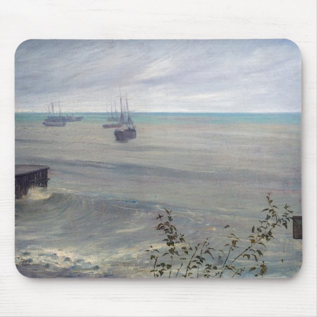 Tapis De Souris James Whistler - Symphonie en gris et vert (Devant)