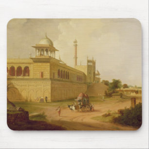 Tapis De Souris Jami Masjid, Delhi, 1811 (huile sur la toile)