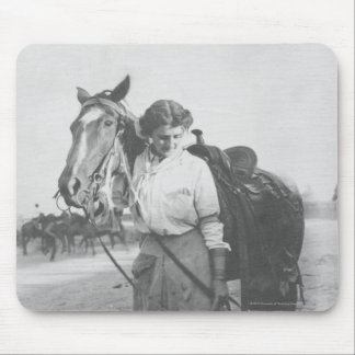 Tapis De Souris Jane Bernoudi et son cheval