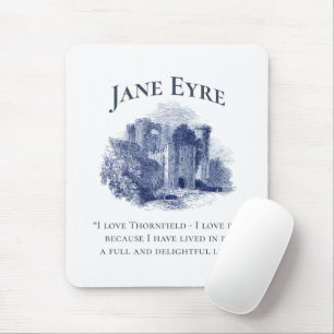 Tapis De Souris Jane Eyre - I Love Thornfield - Château