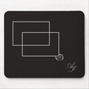 Tapis De Souris Japandi mer vie côtière beige neutre monochrome