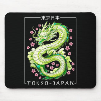 Tapis De Souris Japon Dragon Tokyo Japon 80s Asiatique Mythique An