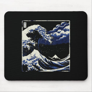 Tapis De Souris Japon Grande vague au large de Kanagawa Ukiyo-e Ar