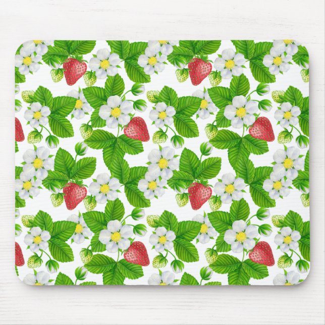 Tapis De Souris Jardin aux fraises (Devant)