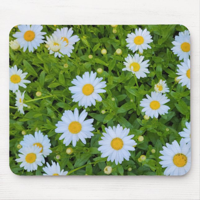 Tapis De Souris Jardin blanc (Devant)