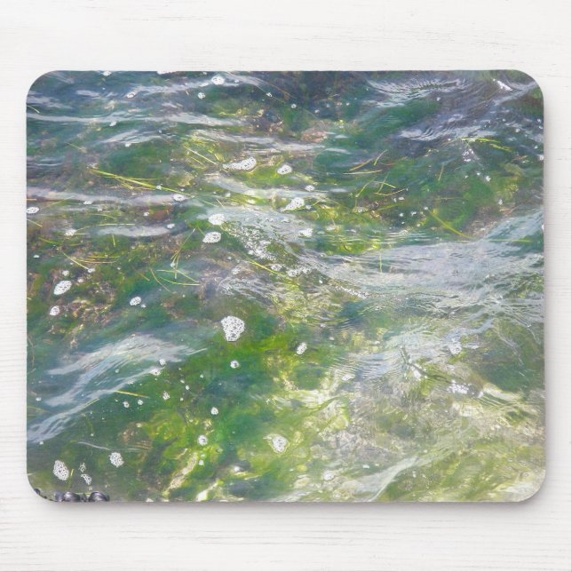 Tapis De Souris Jardin d'algues sous l'eau Mousepad (Devant)