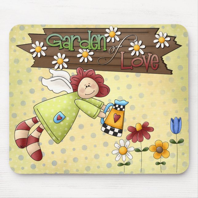 Tapis De Souris Jardin d'amour Mousepad (Devant)