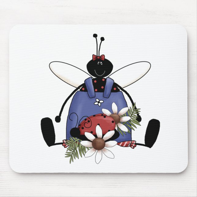 Tapis De Souris Jardin de coccinelle (Devant)