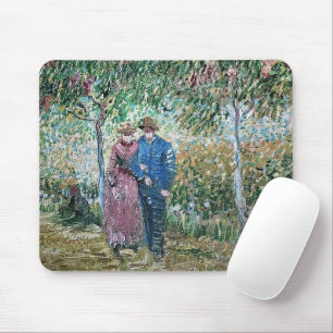 Tapis De Souris Jardin de Courting Couples Van Gogh Peinture
