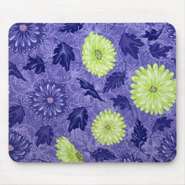 Tapis De Souris Jardin de Daisy à minuit (Devant)