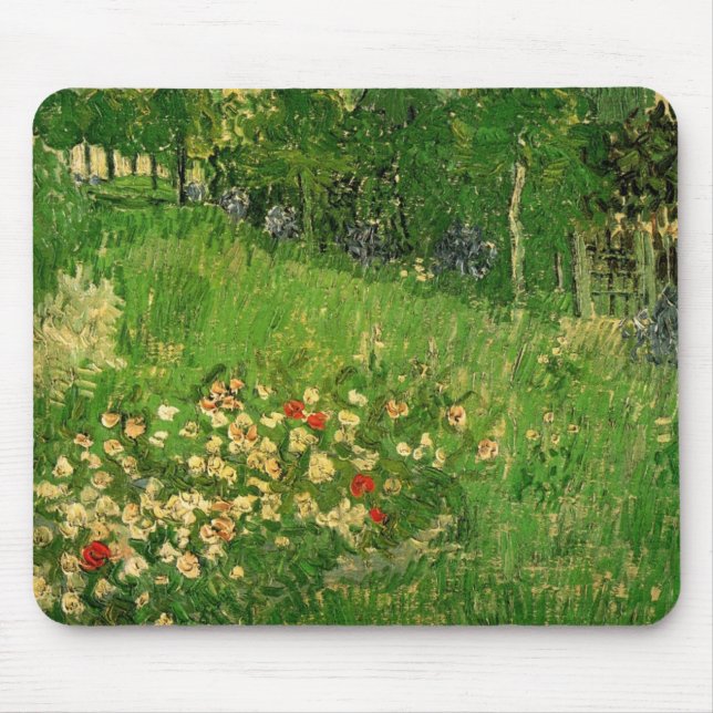 Tapis De Souris Jardin de Daubigny par Vincent van Gogh, Le Jardin (Devant)