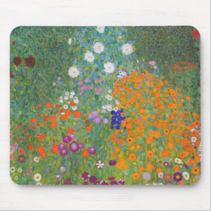Tapis De Souris Jardin de ferme de Gustav Klimt //Bauerngarten //