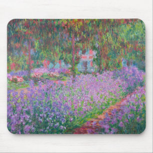 Tapis De Souris Jardin des artistes à Giverny par Claude Monet
